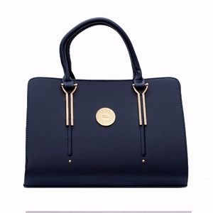Tai Top Handle Tote - Blue